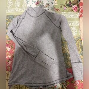 Lululemon Women's Warm Your Core Long Sleeve Tee Size 10 Tonka Striped Athletic